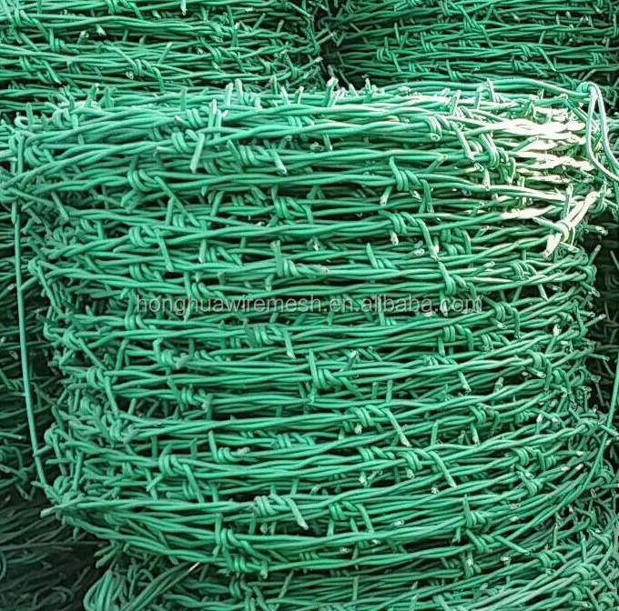 single strand barbed wire galvanized and pvc coated barbed wire coil