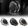 Skull Carbon Car Ignition Switch  Ring One-click Start Stop Engine Push Button Decoration Sticker Cover Interior accessories