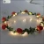 Small battery operated christmas micro warm white led copper wire String fairy Headband flash garland light