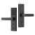 Import smart door lock fingerprint home hotel card lock black bronze wifi APP card password from China