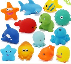 soft vinyl floating animal bath toys, vinyl baby bath toys dolphin, 3d custom vinyl bath toys for children