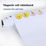 Soft whiteboard wall sticker children's environmental drawing erasable magnetic board