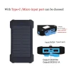 Solar Power Bank Dual USB Power Bank 20000mAh Waterproof Battery Charger Portable power banks Solar Panel with LED Light