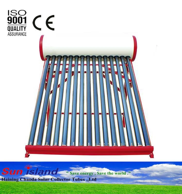 Solar Water Heater/solar heating system/300Liters/5-6 people available/outer tank material Galvanized Steel 0.31mm