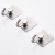 Import Solid Stainless steel Brushed Surface Bathroom Towel Hooks Wall Mounted Door Hanger Clothes Robe Hook Multi-function from China