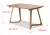 Import Solid wood dining table and chair combination / solid wood rectangular dining room furniture / dining table from China
