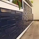 SONSILL Waterproof Art Wall Decoration Material PVC 3D Wall Panel Home Decor