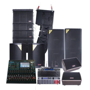 sound system music equipments whole set sale L-808  professionalaudio2cvideo line array speaker with subwoofer