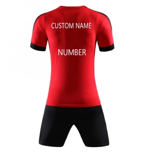 Sports Jersey New Model Red Custom Soccer Uniform