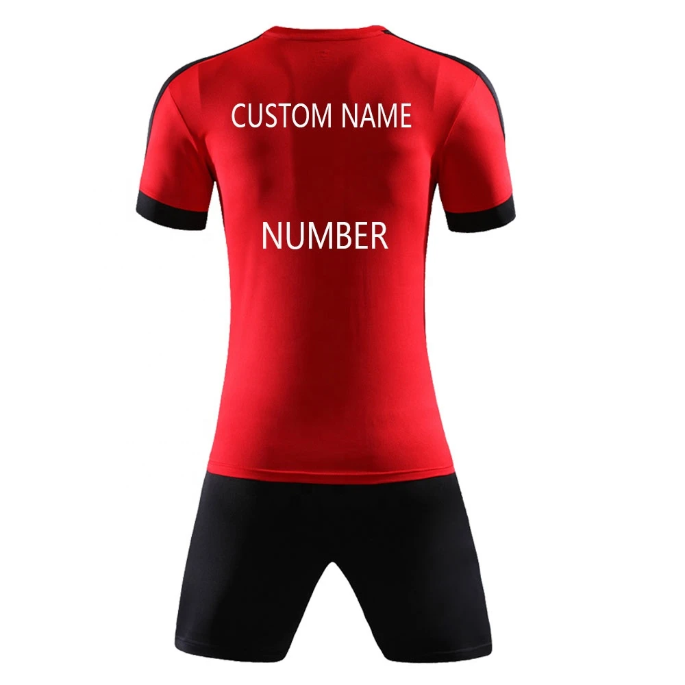 Sports Jersey New Model Red Custom Soccer Uniform