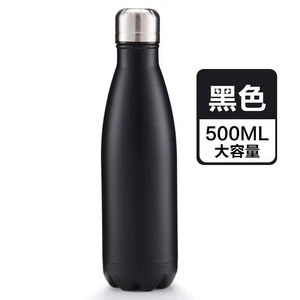 Spray painting customized glass bottle water drinking Bottle Stainless Steel Vacuum Insulated vacuum sport Water Bottle (500ml)