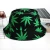 Import Spring Summer New Fashion Accessories Unisex Maple Leaf Printed Custom Tie Dye Fisherman Caps Bucket Hats Logo for Women 2021 from China