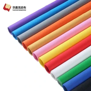 Spunbond Non Woven Fabric Colorful Nonwoven Fabric Package Nonwoven Cloth Fabric Textile Pet Spunbond Non Woven Fabric for Recycle Bag