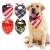 St. Patrick&#x27;s Day Cat And Dog Scarf dog triangle bandanas plaid Christmas Doggie Handkerchiefs