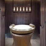 Stainless Steel Artificial Modern Half Round Company Office Small Reception Desk