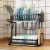 Import Stainless Steel Dish Drying Rack Foldable Dish Rack Kitchen Tableware Storage Rack from China