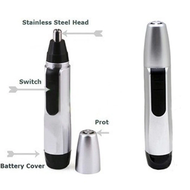 Stainless Steel Electric Nose Ear Facial Hair Trimmer