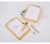 Import Stainless Steel Gold Menu Clip, Bill Clip, A4 Paper Clipboard from China