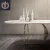 stainless steel leg dining table with chairs diningroomsets modern luxury marble stone top metal dining tables sets