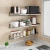 Import stainless steel metal kitchen shelf wall mounted rack microwave oven stand from China