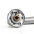 Import Stainless steel modern design european south american style solid door handle from China