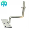 stainless steel solar tile roof mount with weld roof hook