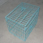 Stainless steel wire mink cage 12-cell