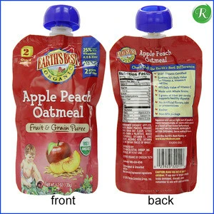 Stand up pouch bag wholesale for baby food/jelly/juice/soup
