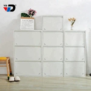 Standard size adjustable cover organizer designs steel metal save space wall door covered home made cabinet shoe rack