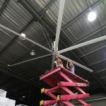Steel Beam Mounted 7.3m Industrial HVLS Fan Ceiling Fan