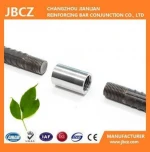 steel rebar reinforcement threaded rod couplers in metal building materials