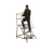 Import Steel Safety Rolling Mobile Platform Ladder with Handrails from China