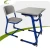 Import Steel school furniture modern ergonomic student chair and desk set from China