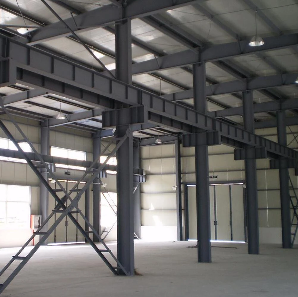 steel structures building / insulated prefab building