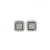 Import Sterling silver plated punk earring, 18k gold steel earing from China