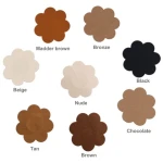 Stick On Bra 100% Water-based Acrylic Adhesive Disposable Satin Nipple Breast Covers for Women