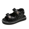 Summer Black and white Anti-Slippery children shoes girls