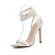 Import summer fashion sexy belt buckle high heel sandals white womens high heels from China