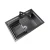 Import SUS304 Double Bowl Rectangle Black Kitchen Sink from China