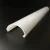 Import T12  milky polycarbonate pc extrusion led light tube cover top diffuser profile 38mm wide section custom made from China