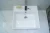 Import Table top square shape ceramic sink white hand basins for bathrooms from China