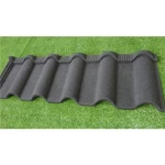 Terrace High Durability Roofing Colorful Steel Stone Coated Roof Tiles Metal Groove Tile