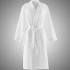 Terry Cloth Bathrobe 100% Long Staple Cotton Hotel/Spa Robes Classic Bath Robes Women