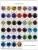 Thriving Gems hot selling colored zirconia synthetic loose gemstones round cut cz stones