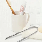 Tongue cleaner scrapper AE018 hot selling high quality tongue cleaner