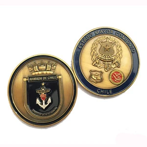 Top quality promotional items custom design metal enamel Challenge Coin