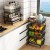 Import Top Selling Hot Sale Stainless Steel Mesh Wire Multi Wheel, Layer Ideas Organizer Storage Baskets Kitchen Shelf from China