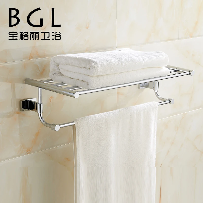 Towel Rack with Towel Bar Hotel Bathroom Design Shower Brass Acceptable 2 Years T/T,L/C Chrome,copper CN;ZHE Double Modern 19120