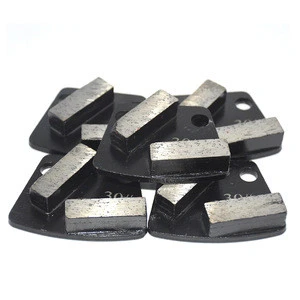 Trapezoid Diamond Concrete Floor Abrasive Tool Grinding Plate Shoe for Concrete Cement Polishing