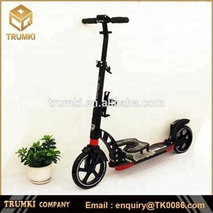 TRUMKI Foldable 230mm PU Wheels Foot brake Adult kick scooter